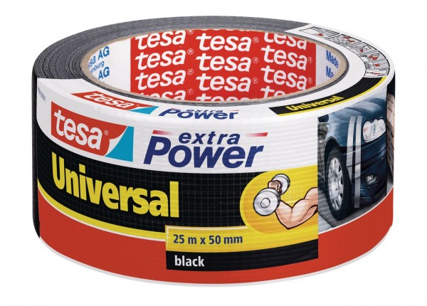 Tesa Extra Power universal 25 m x 50 mm schwarz
