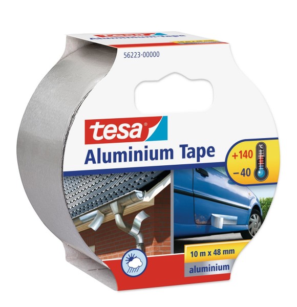 Tesa Aluminuim Tape 10 m x 48 mm silber