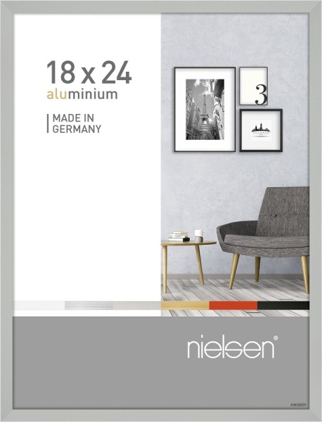 Nielsen Bilderrahmen Pixel silber 18x24cm