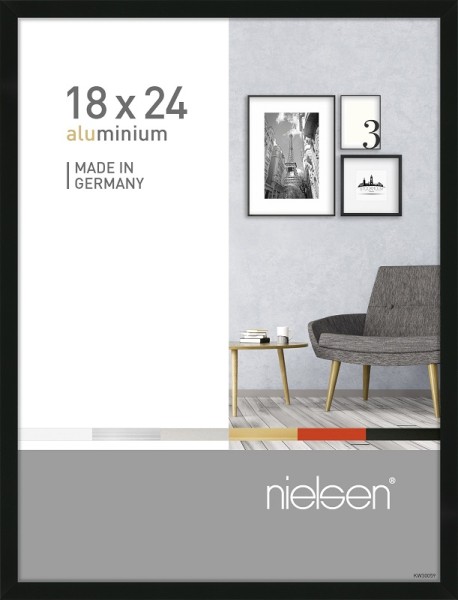 Nielsen Bilderrahmen Pixel schwarz 18x24cm