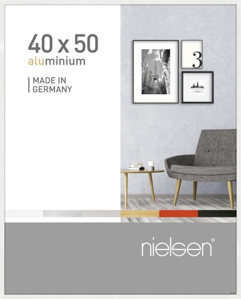 Nielsen Bilderrahmen weiß 40x50cm 