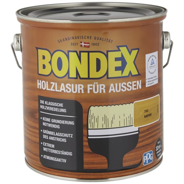 Bondex Holzlasur Aussen Kiefer 2,5l