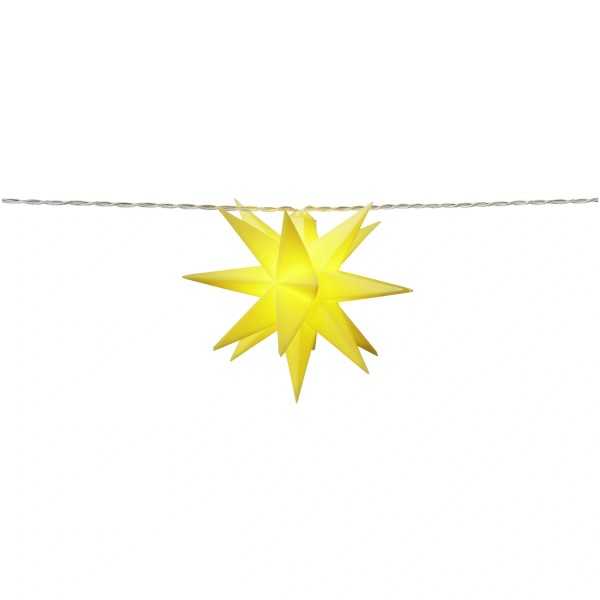 Casaya 3d Leuchtsternkette gelb
