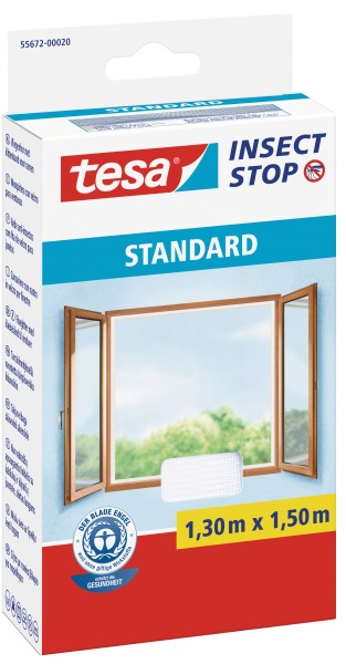 Tesa Klett Standard Fenster 1,3x1,5 m weiss