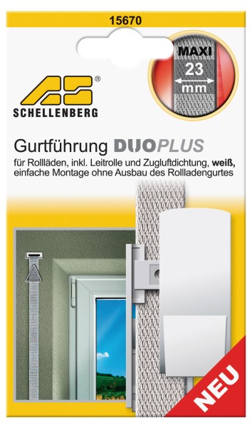 Gurtführung Duo Plus Maxi Leitrolle + Zugluftdichtung