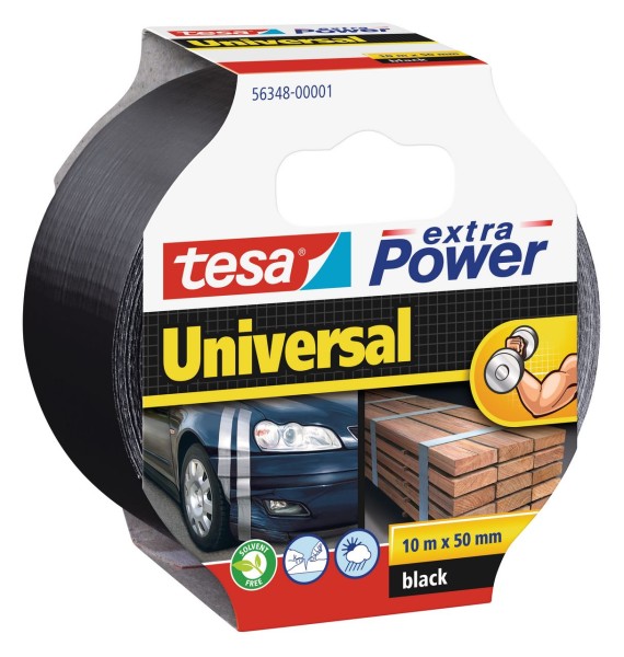 Tesa Extra Power universal 10 m x 50 mm schwarz