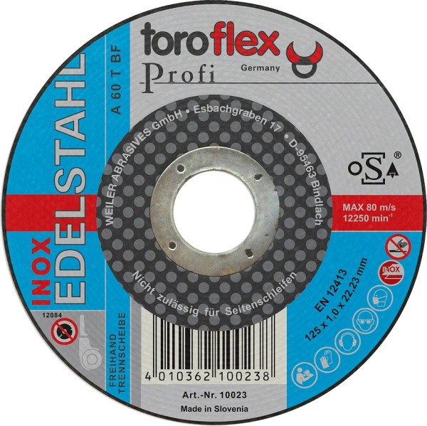 Toroflex Profi Alu Inox 115mm