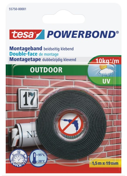 Tesa Powerbond Outdoor 1,5 m x 19 mm