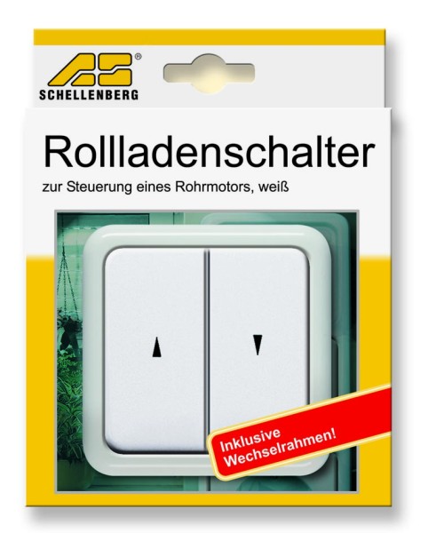 Rollladen-Tastschalter inkl. Rahmen