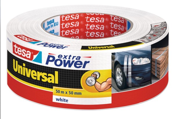 Tesa Extra Power universal 50 m x 50 mm weiss