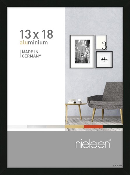 Nielsen Bilderrahmen Pixel schwarz 13x18cm