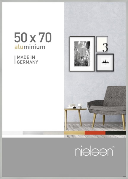 Nielsen Bilderrahmen Pixel silber 50x70cm