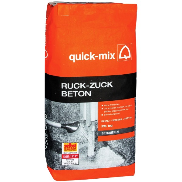quick Mix Ruck Zuck Beton