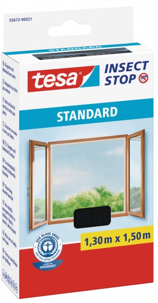 Tesa Klett Standard Fenster 1,3x1,5 m anthrazit